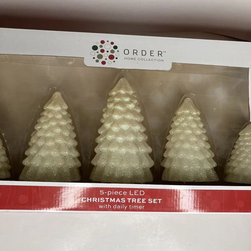 Order Home Collection 5 PC LED Christmas Tree Light Set & Automatic Daily Timer